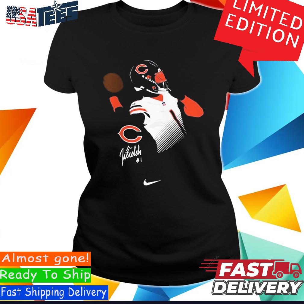 Justin Fields 1 Chicago Bears player basketball poster shirt, hoodie,  sweater, long sleeve and tank top