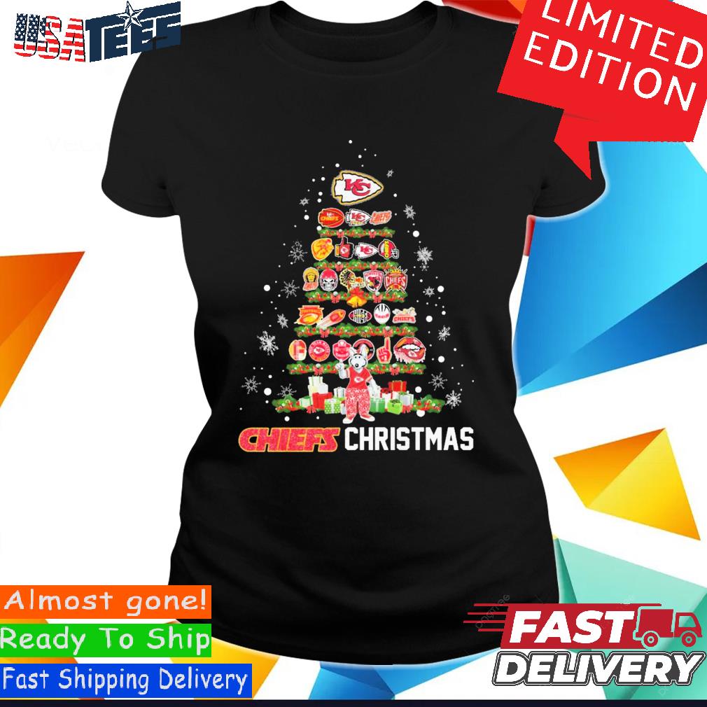 Kansas City Chiefs Christmas tree t-shirt, unisex shirt, longsleeve