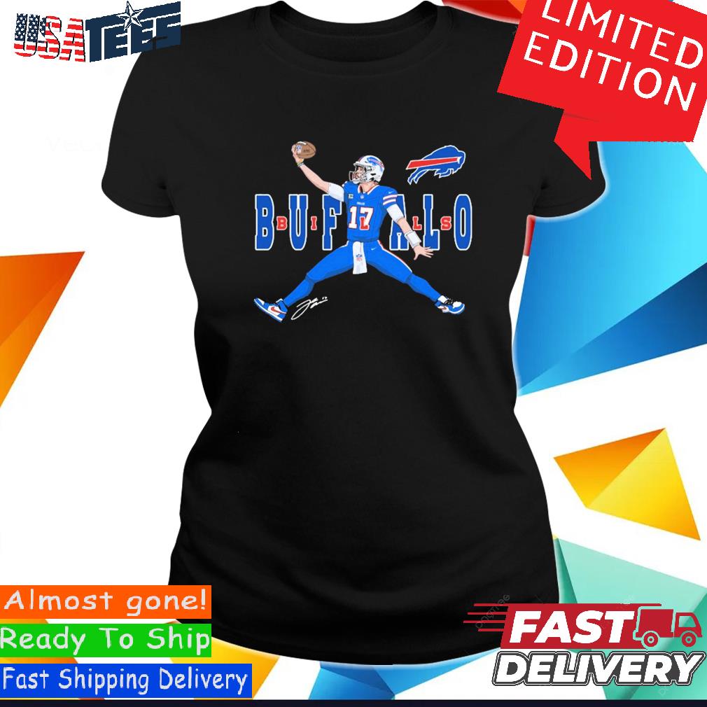 Bills Josh Allen Signature  Retro Buffalo Bills T-Shirt – HOMAGE