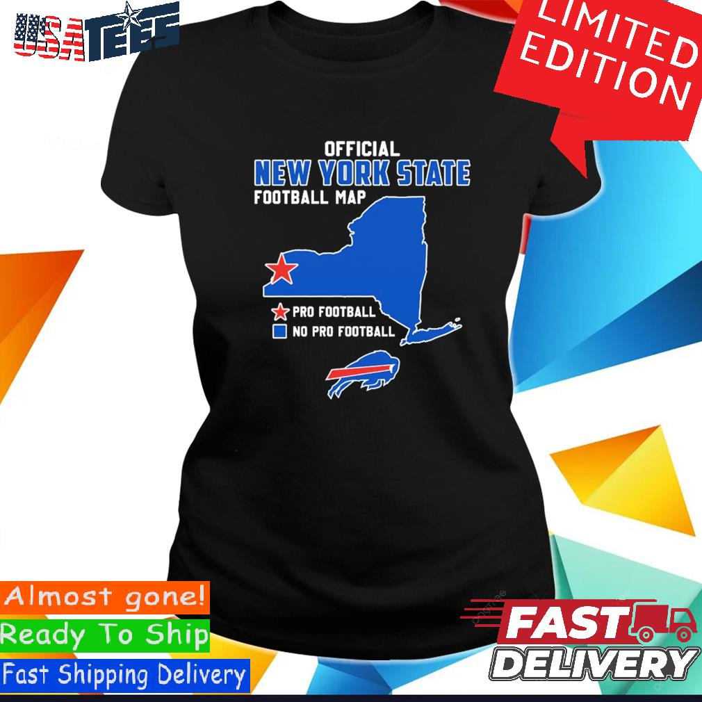 Buffalo Bills Map Usa Flag Shirt