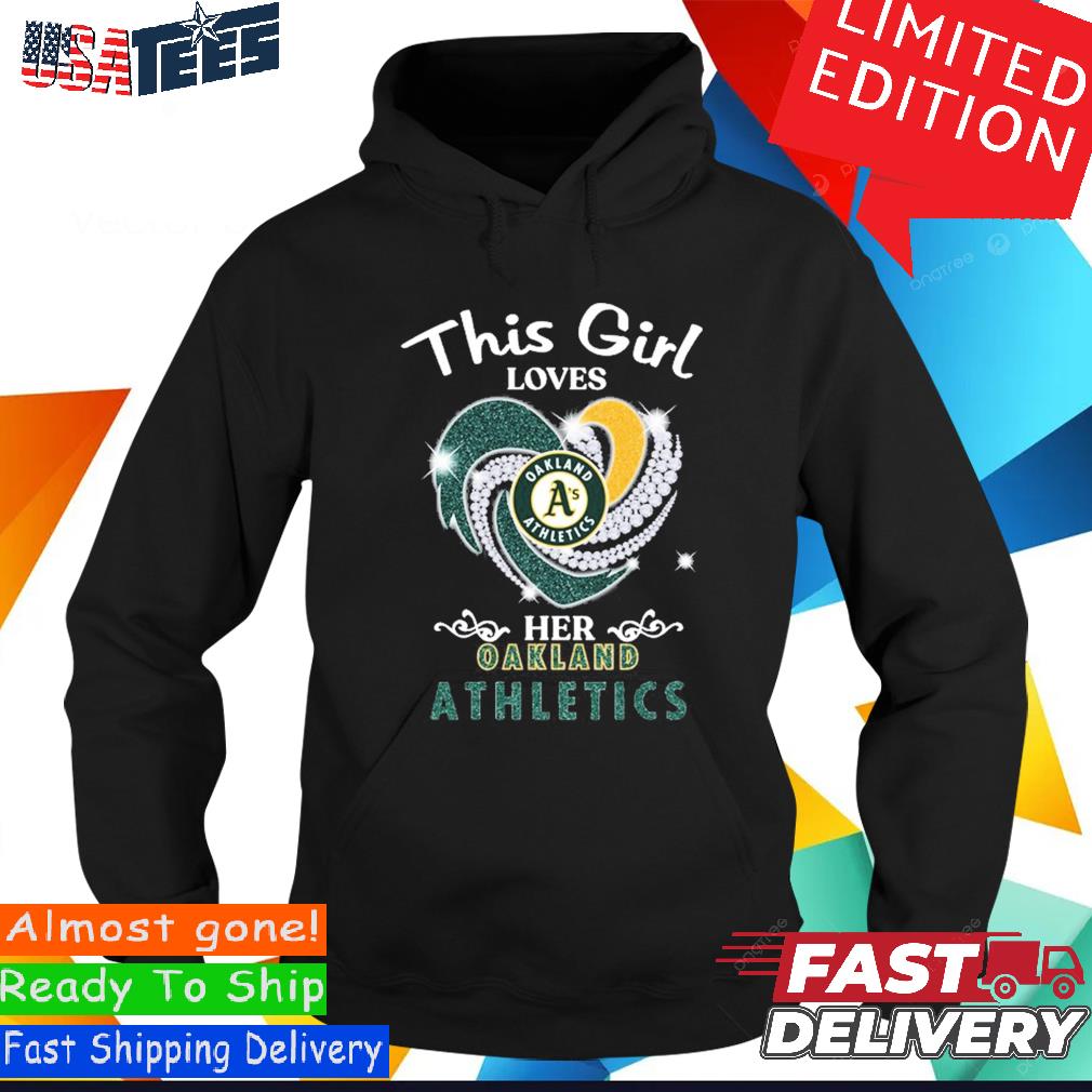 Official Heart This Girl Love Oakland Athletics Shirt, hoodie