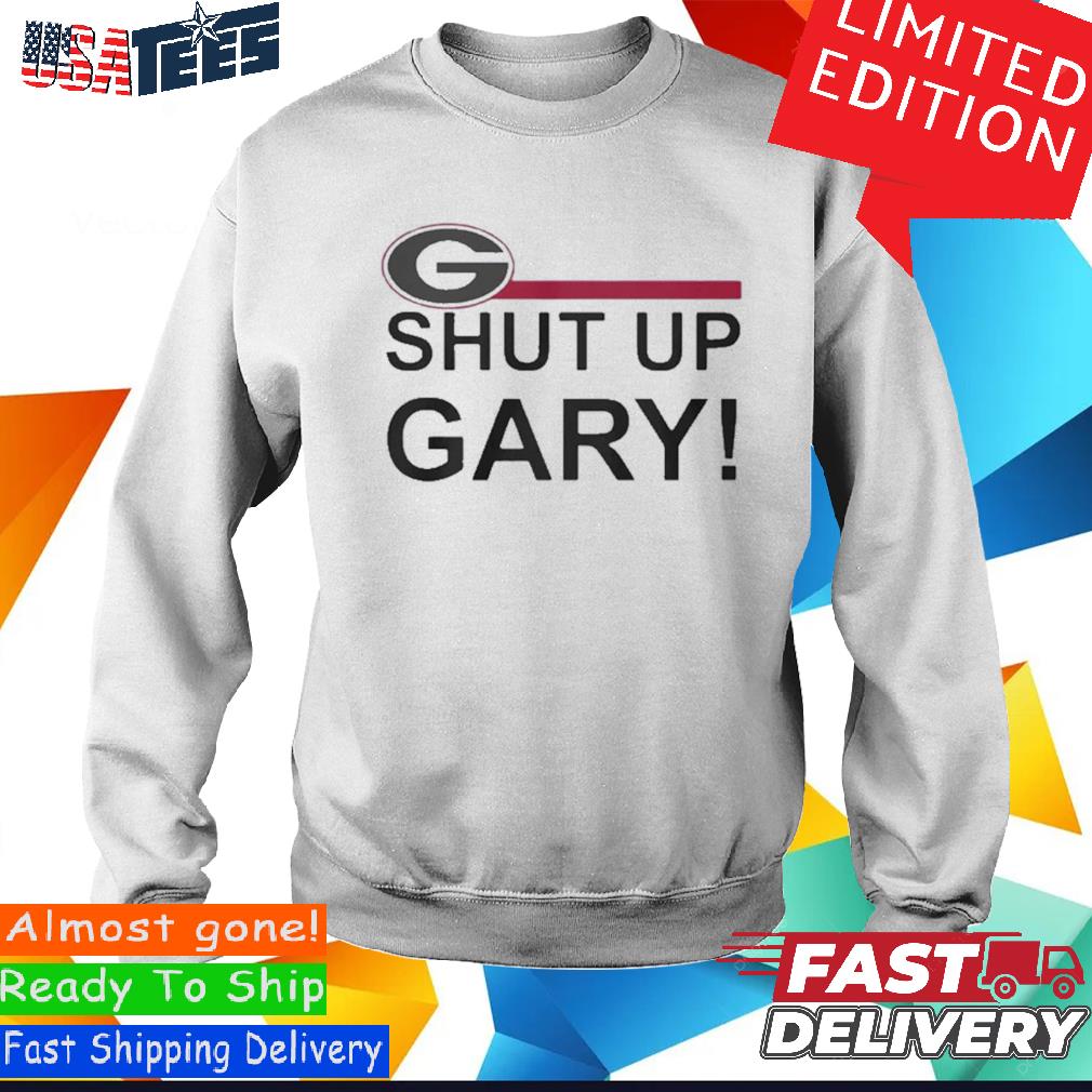 Packers Georgia Bulldogs Shut Up Gary Shirt - Limotees