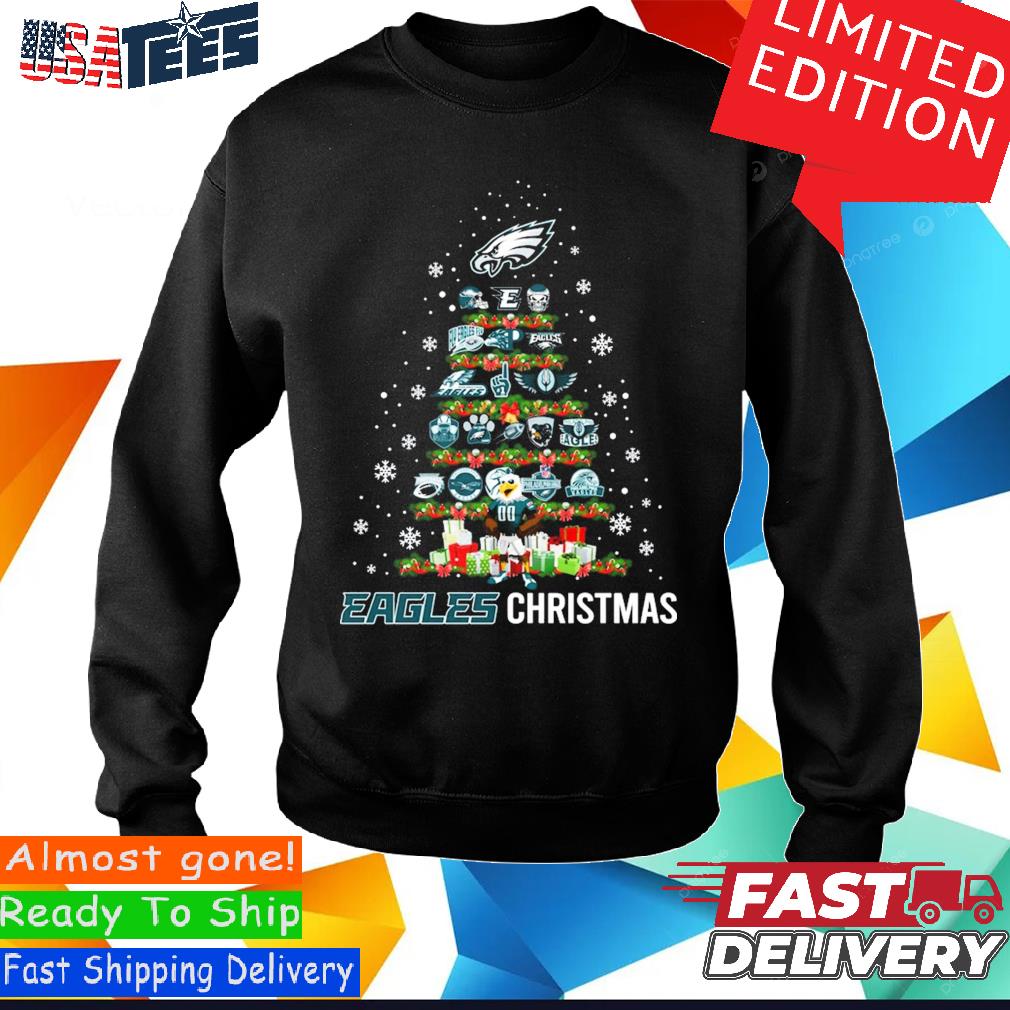 Philadelphia Eagles Christmas Eagles Tree Shirt, hoodie, sweater