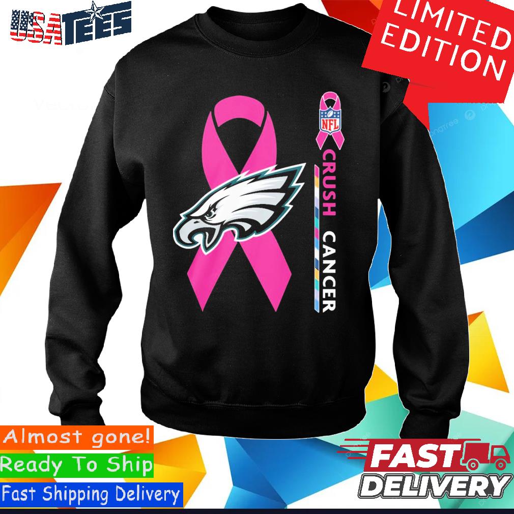 NFL Crush Cancer Philadelphia Eagles Shirt, hoodie, sweater, long