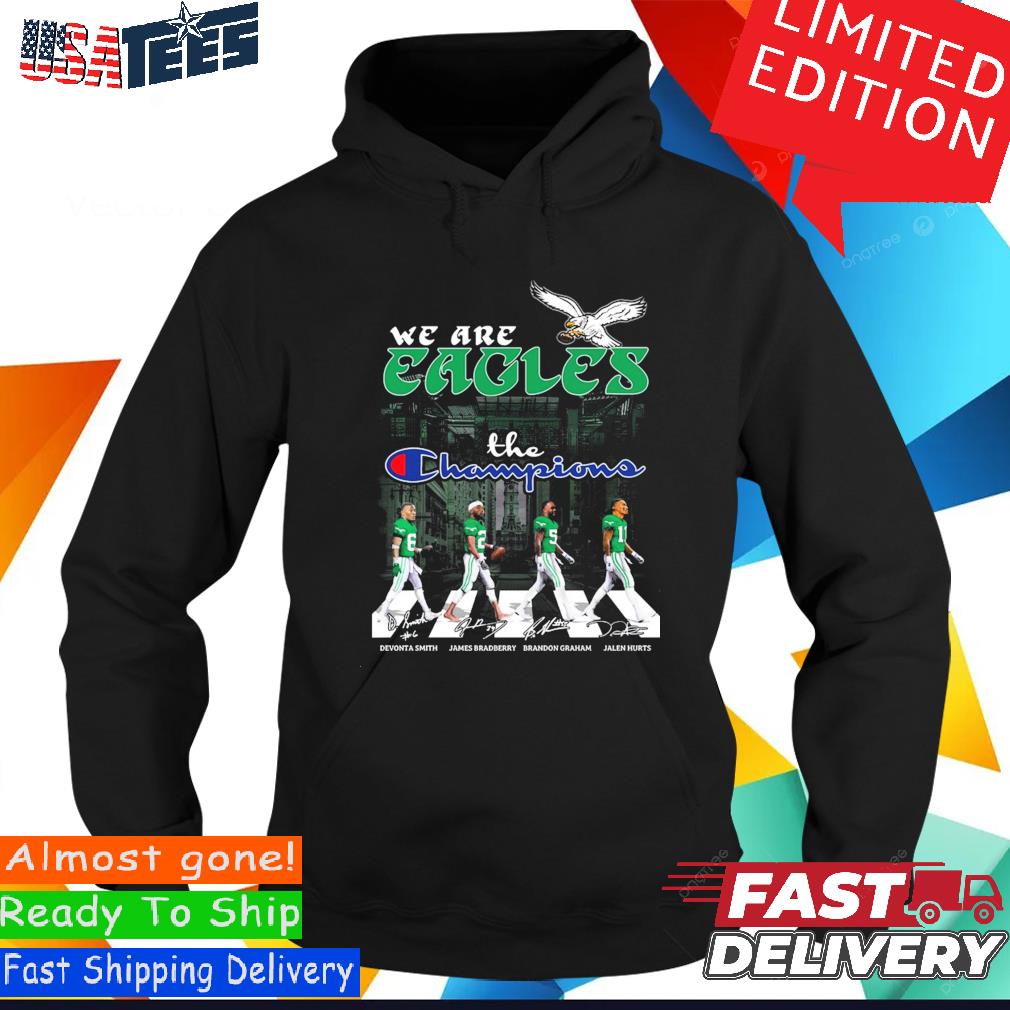 Philadelphia Eagles Abbey Road signatures shirt, hoodie, sweater