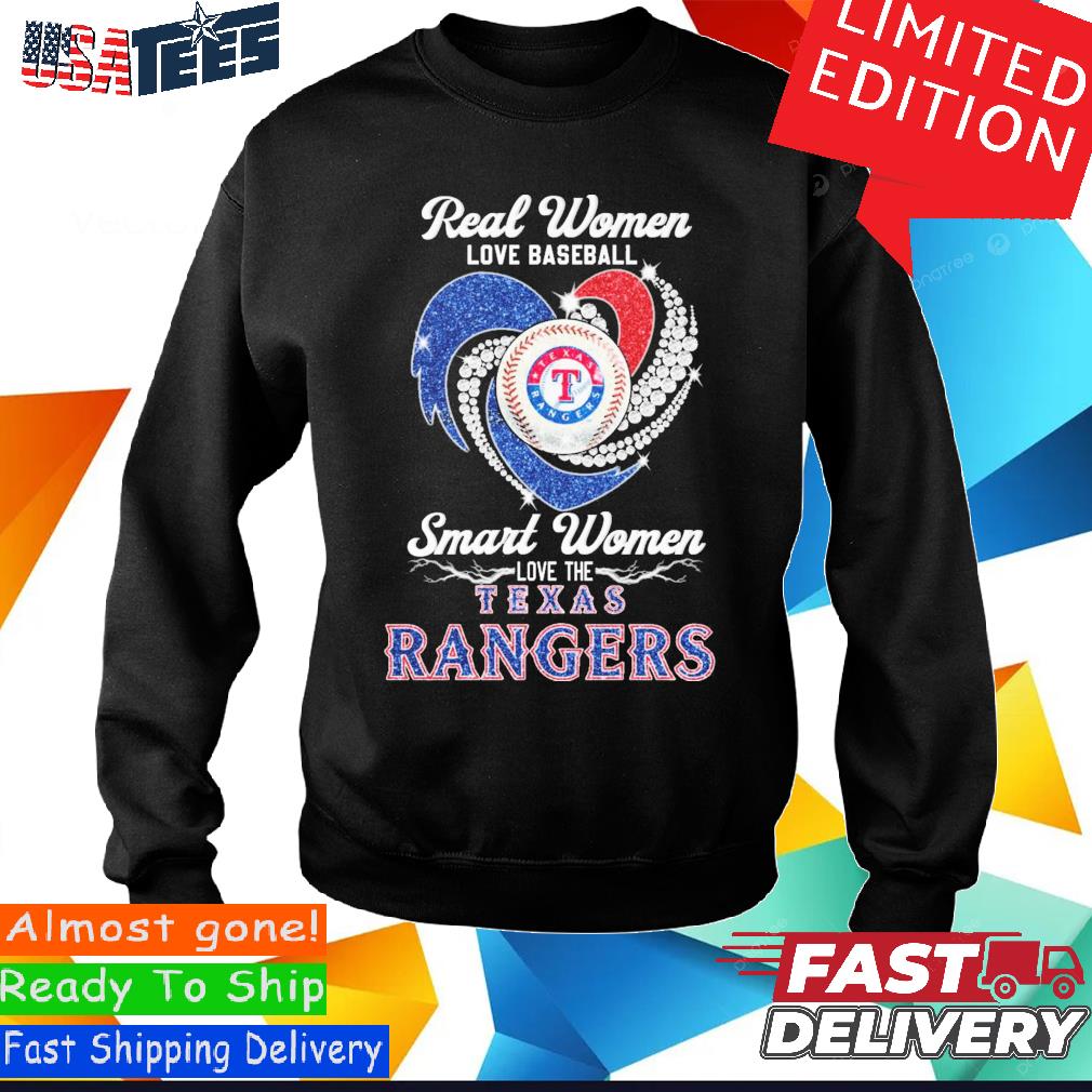 Rangers Heart Shirt Rangers Baseball T-shirt Baseball Lover 