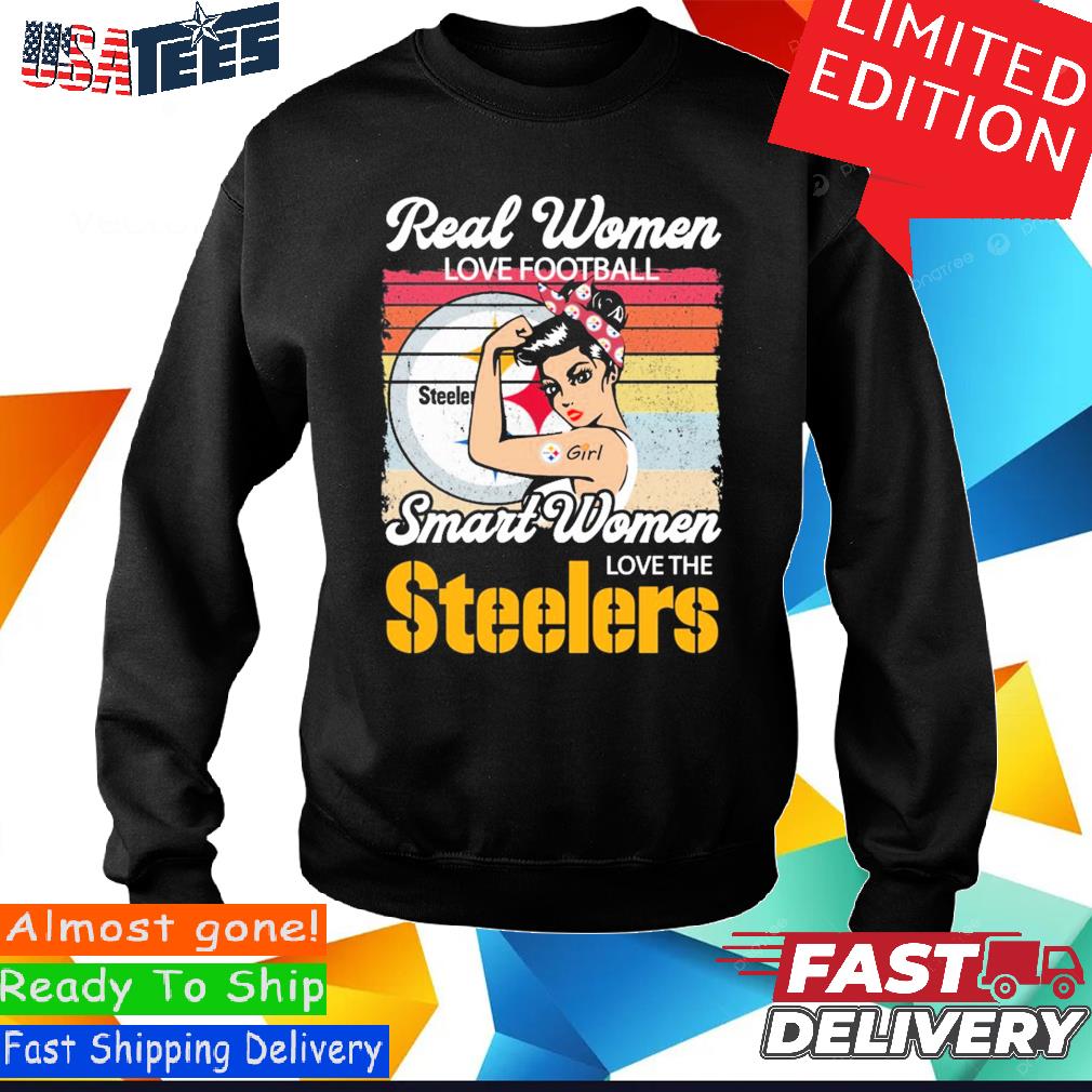 Real Women Love Football Smart Women Love The Steelers 2023 Signatures Shirt,  hoodie, sweater, long sleeve and tank top