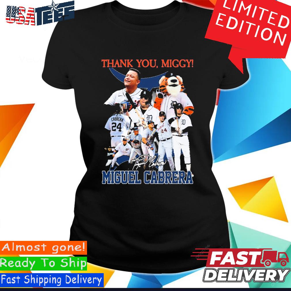 Thank You Miggy Miguel Cabrera Signature T-Shirt, hoodie, sweater