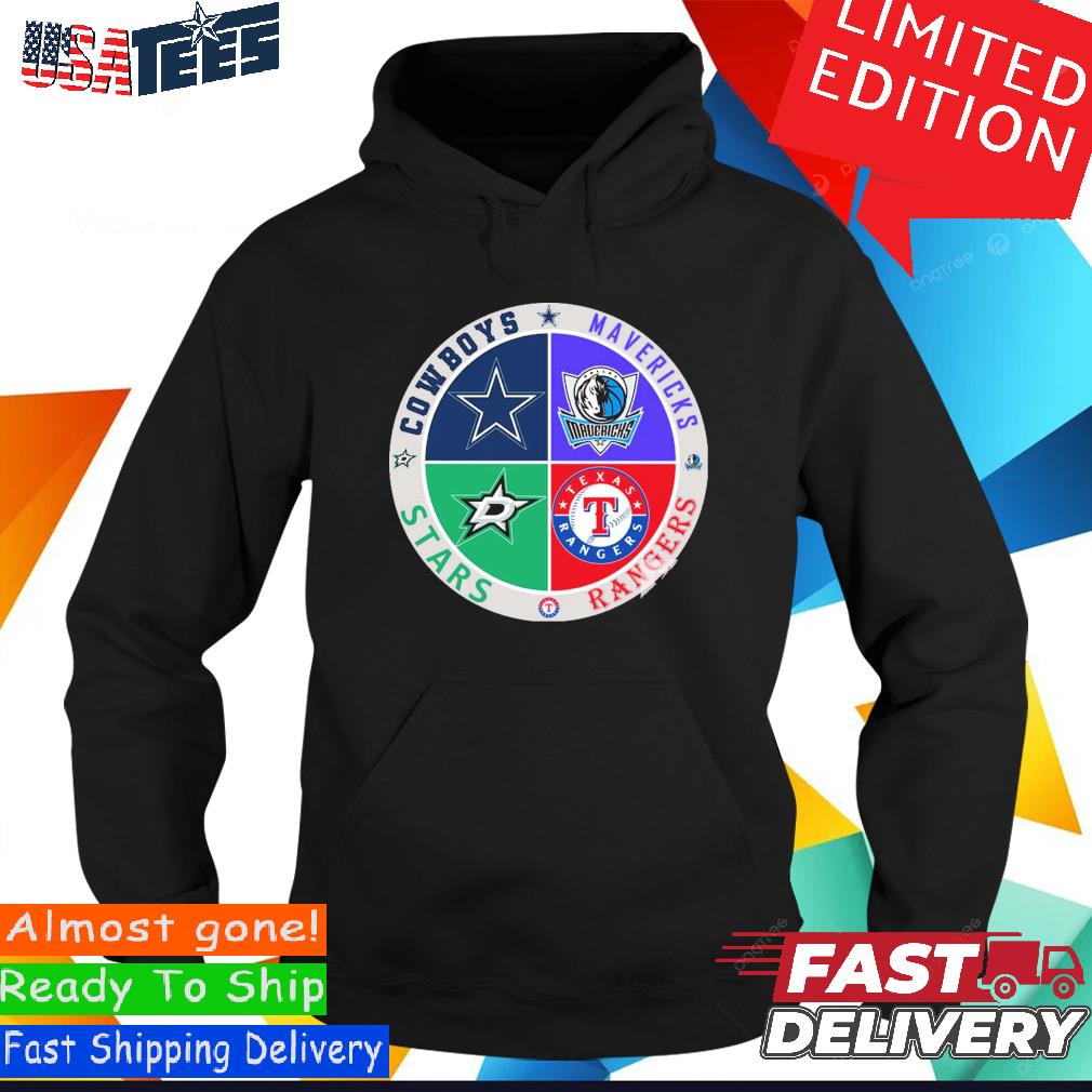 Official Official Cowboys, Mavericks Rangers And Stars Logo Shirt, hoodie,  sweater and long sleeve