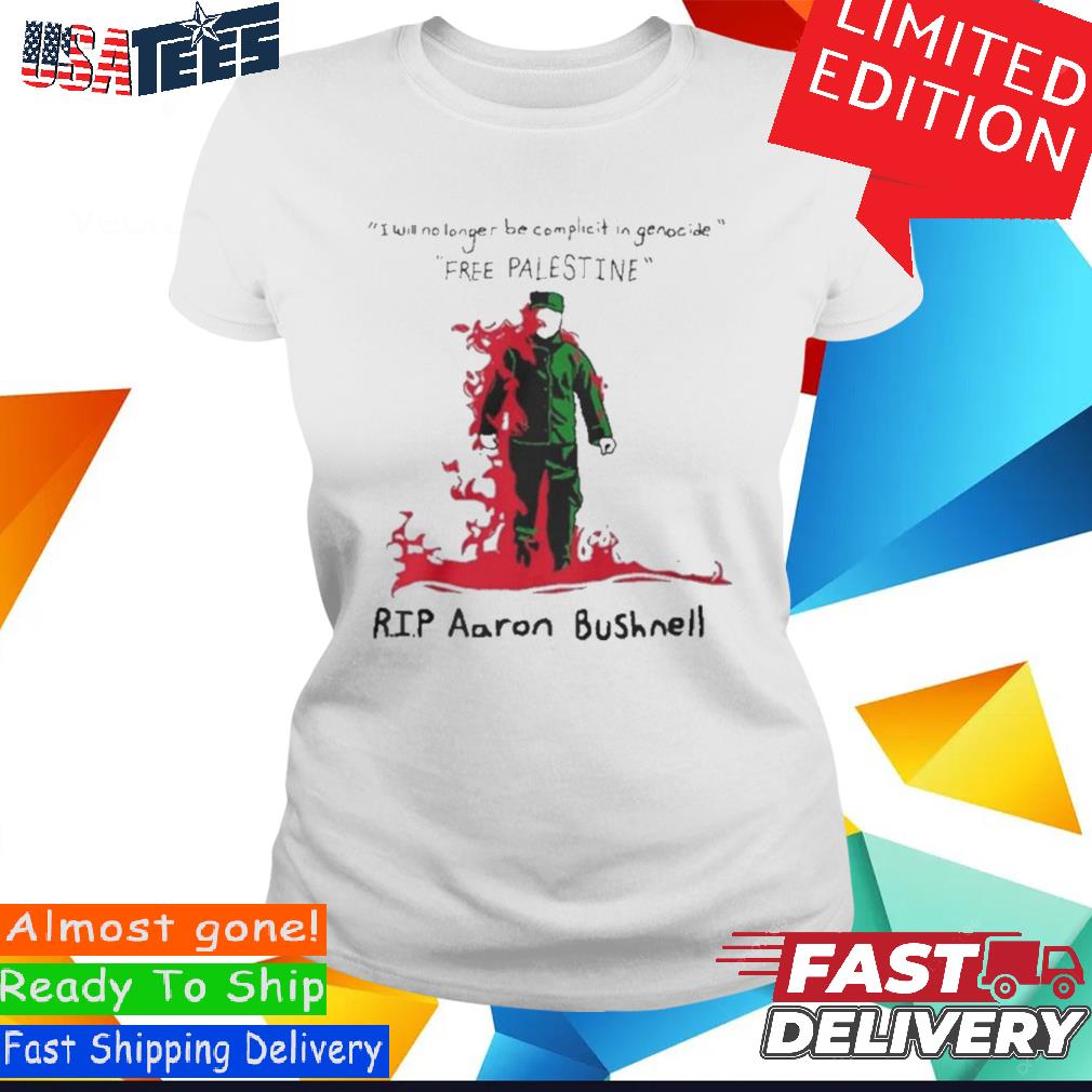 Official Rip Aaron Bushnell Free Palestine Shirt, hoodie, sweater and ...