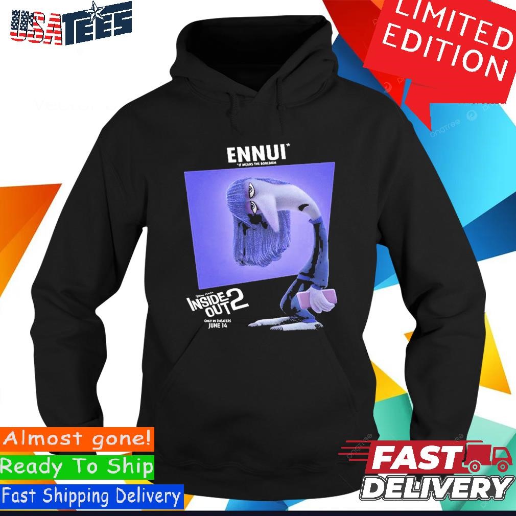 Official Adele Exarchopoulos Voices Ennui In Inside Out 2 Disney And Pixar  Official Poster Shirt, hoodie, sweater and long sleeve