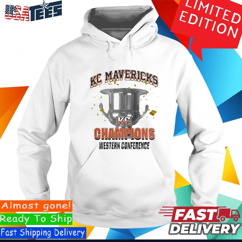 Kc mavericks champions 2024 western conference shirt hoodie sweater