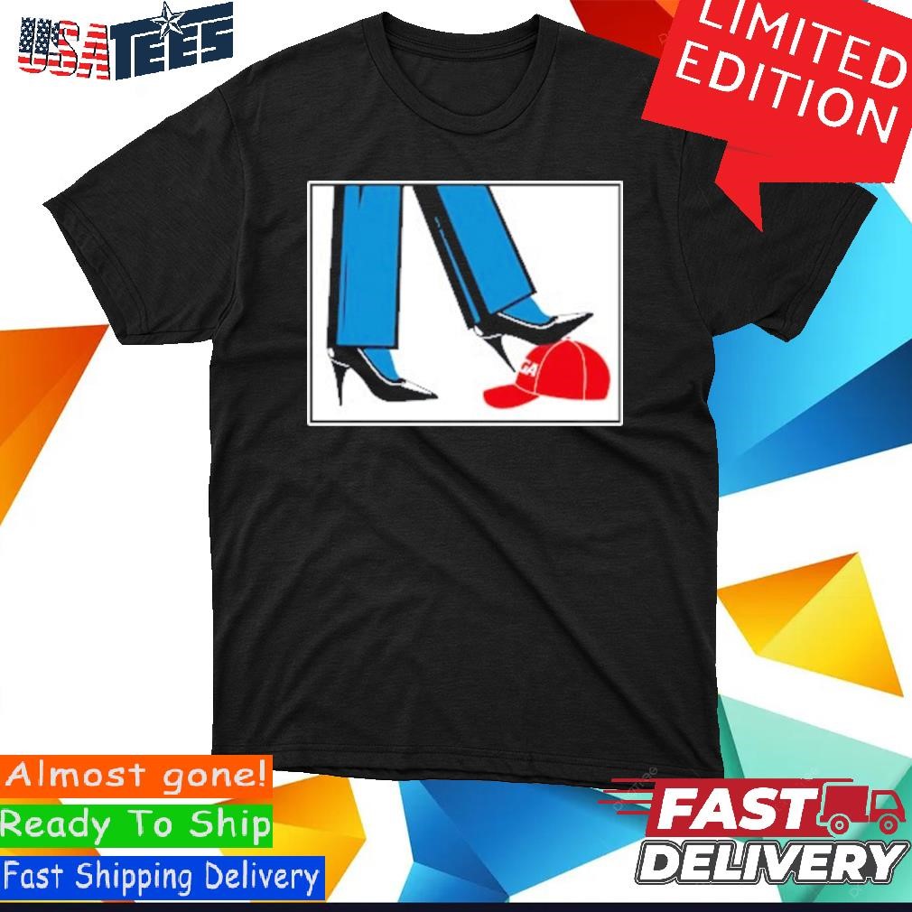 Kamala Harris Heels Stepping On Maga Hat 2024 Shirt