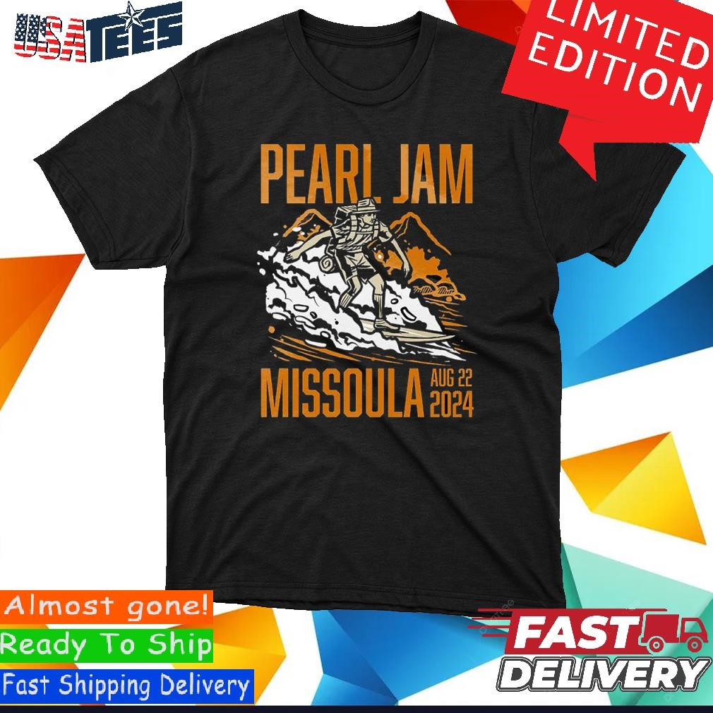Pearl Jam 2024 Tour Missoula, MT August 22 T-shirt