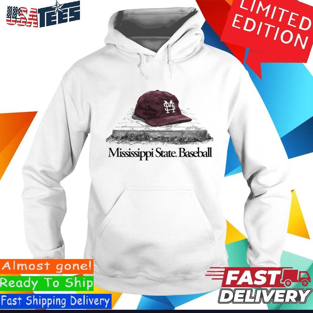 Mississippi State Baseball Hat Hoodie