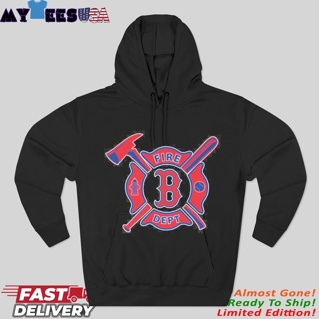 Official Fire Dept X Boston Red Sox Hoodie