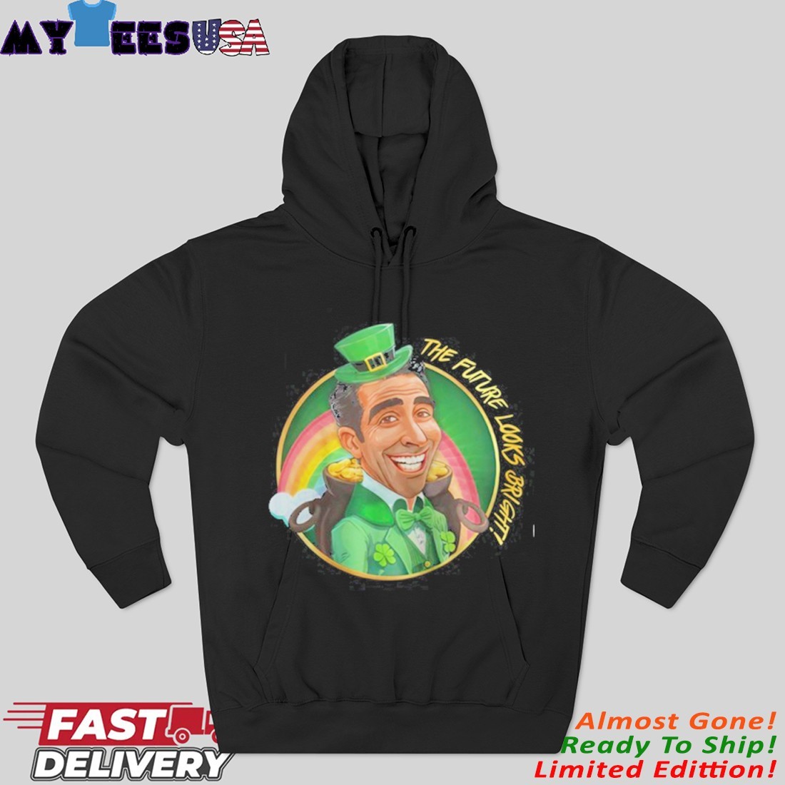 Official Future Looks Bright St. Patrick's Day 2025 Hoodie