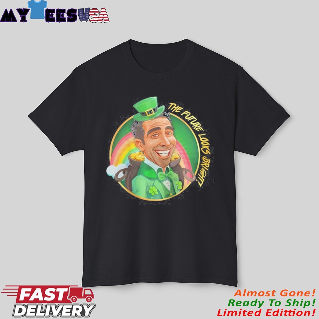 Official Future Looks Bright St. Patrick's Day 2025 Shirt
