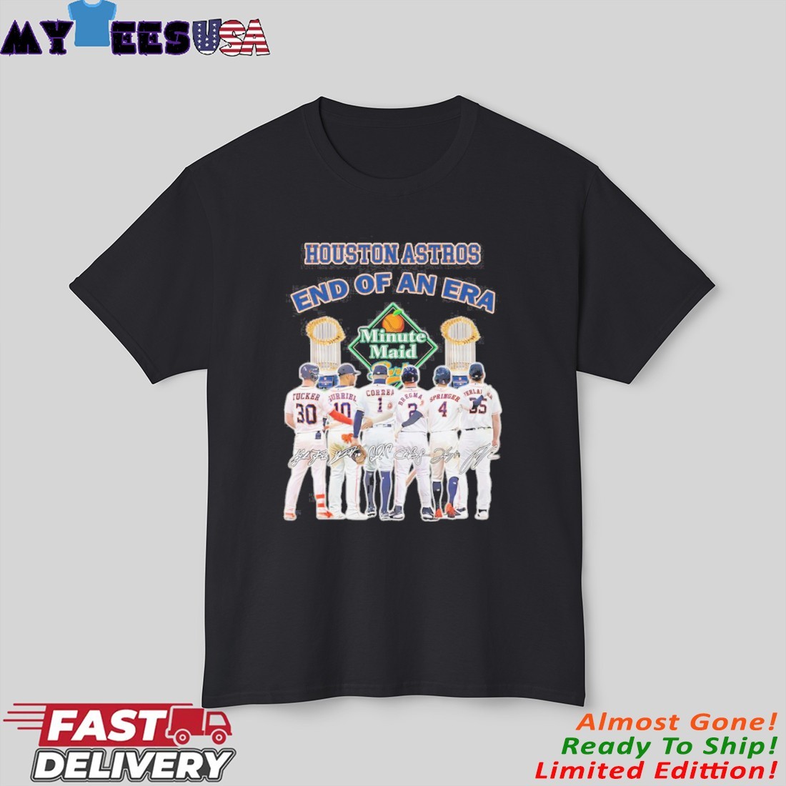 Official Houston Astros End Of An Era Players Shirt