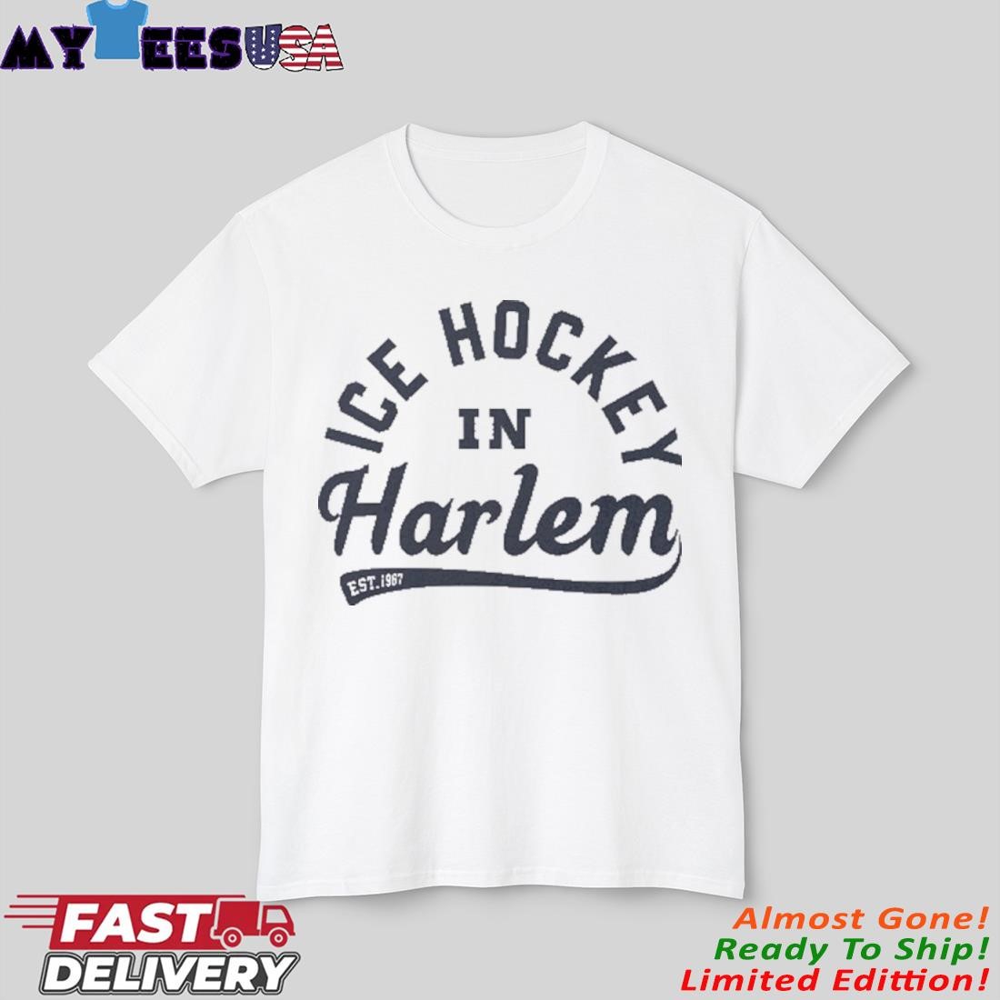 Official Ice Hockey In Harlem T-Shirt