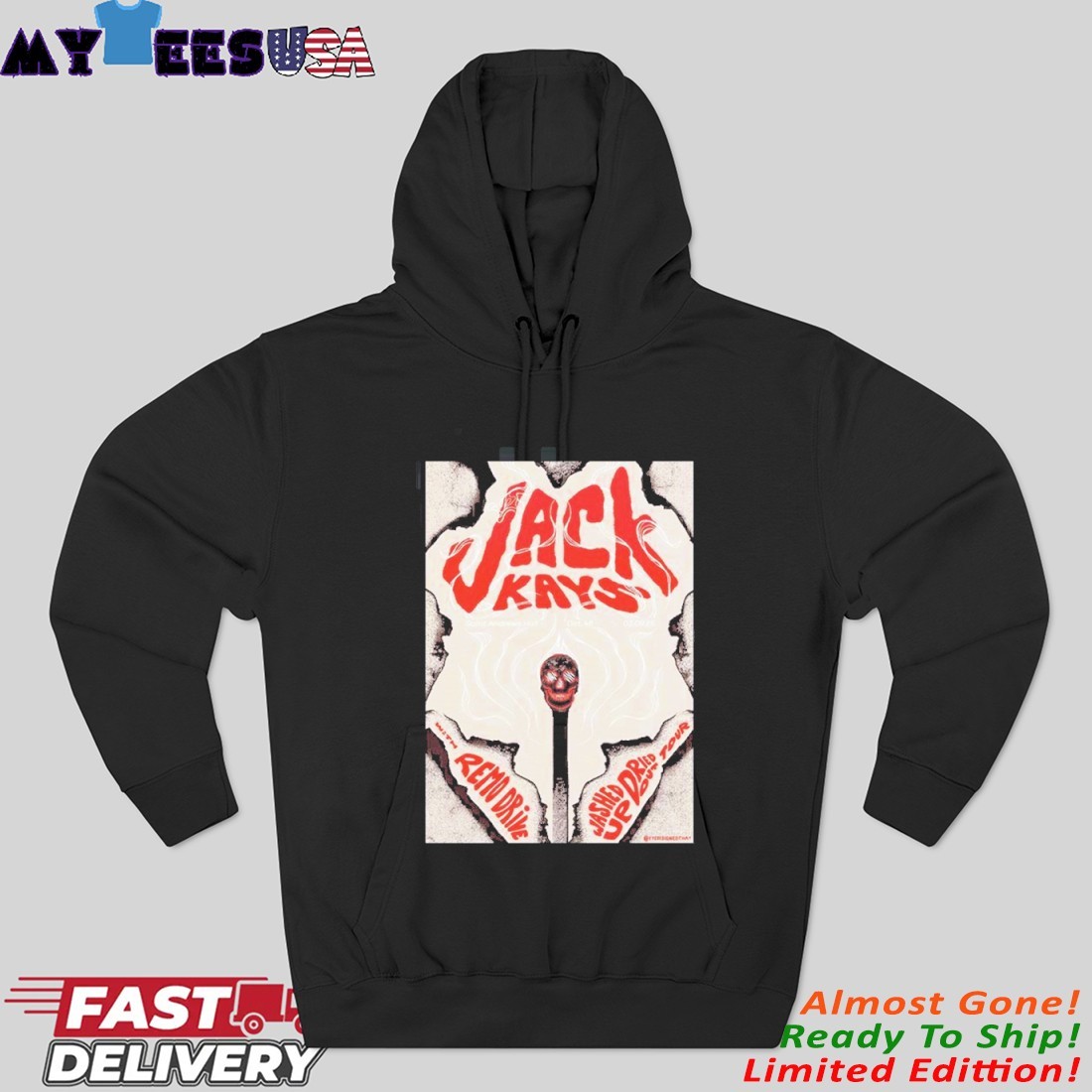 Official Jack Kays With Remo Drive Music Show Washed Up Dried Out Tour At Saint Andrews Hall In Detroit MI On March 9th 2025 Hoodie
