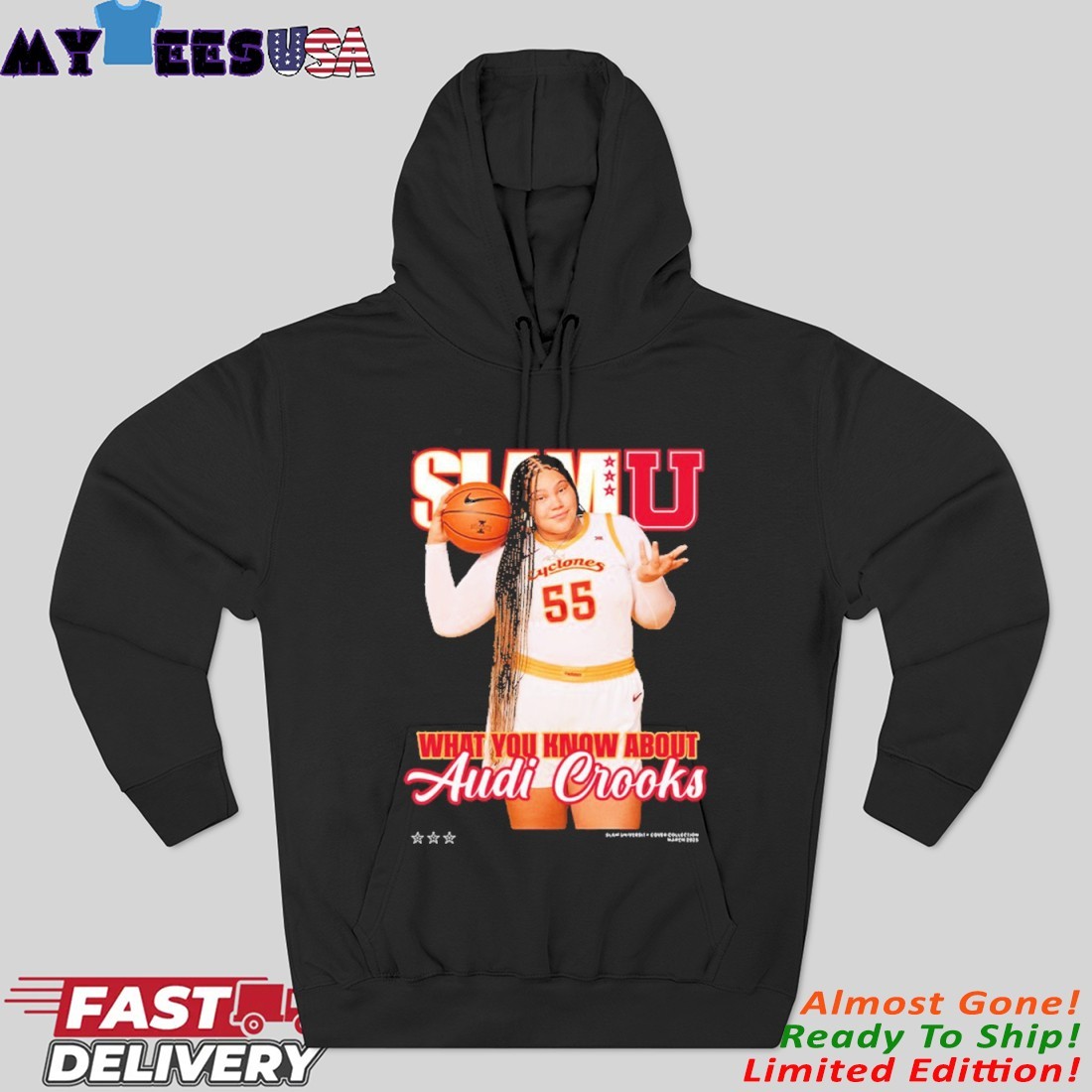 Official SLAM U What You Know About Audi Crooks Hoodie