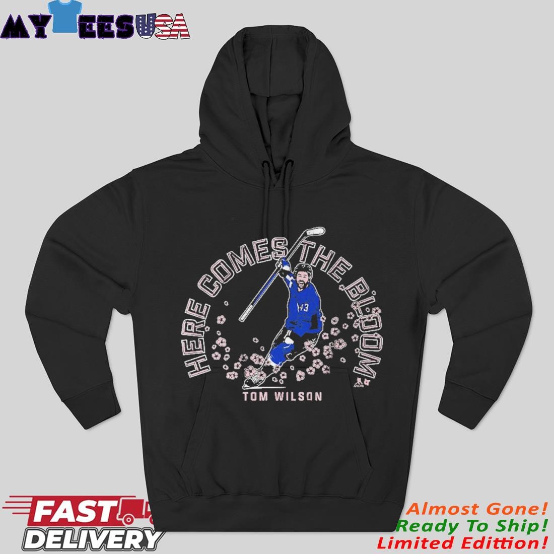 Official Tom Wilson Here Comes the Bloom Hoodie