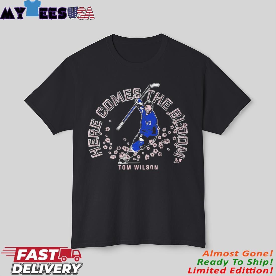 Official Tom Wilson Here Comes the Bloom shirt