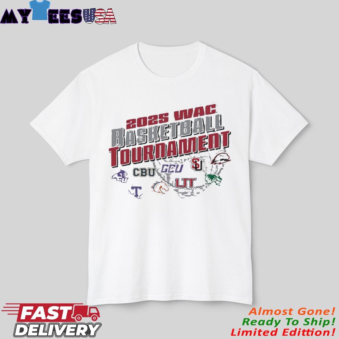 Official WAC Basketball Championship 2025 T-shirt Official WAC Basketball Championship 2025 T-shirt
