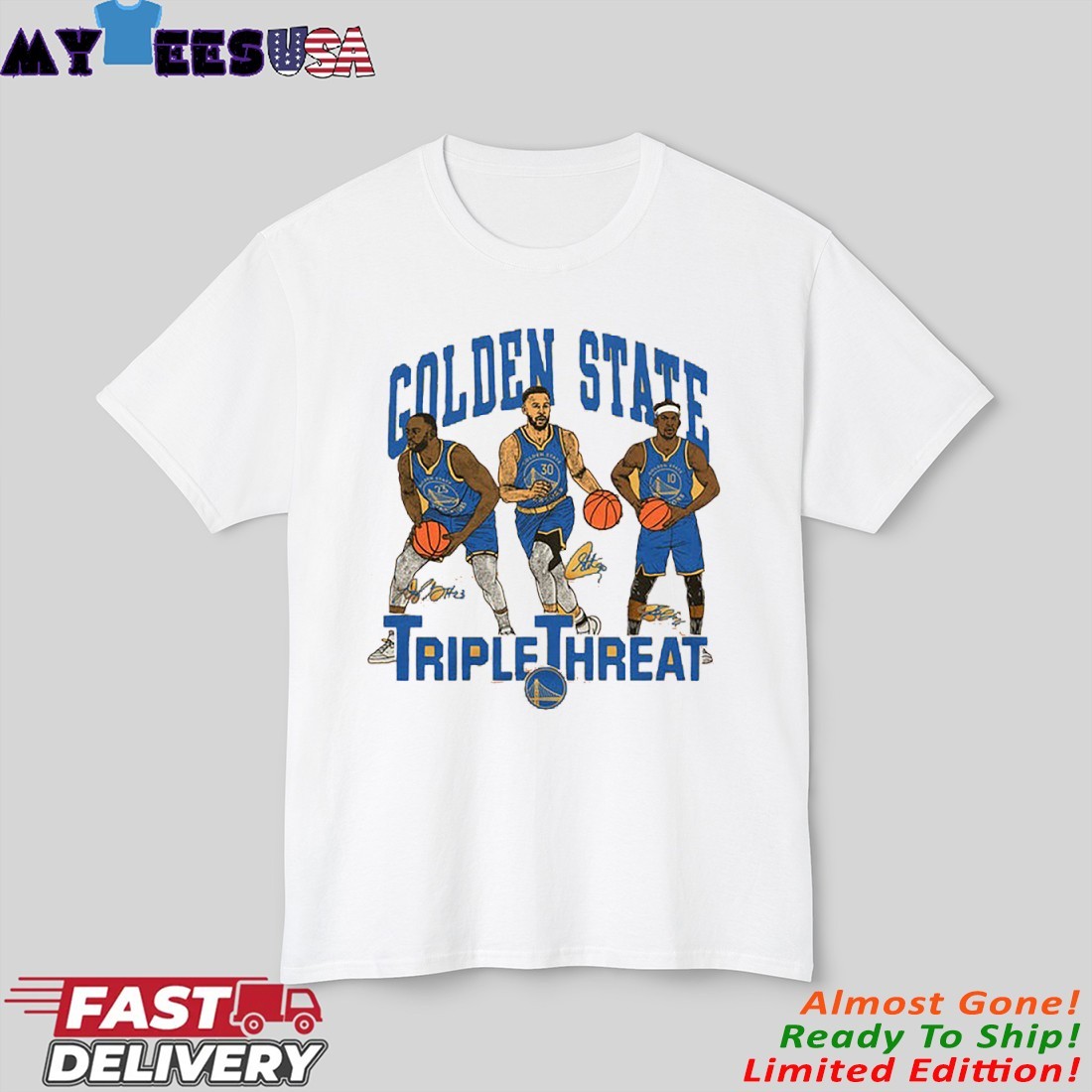 Golden State Warriors Triple Threat Green Curry Butler III shirt