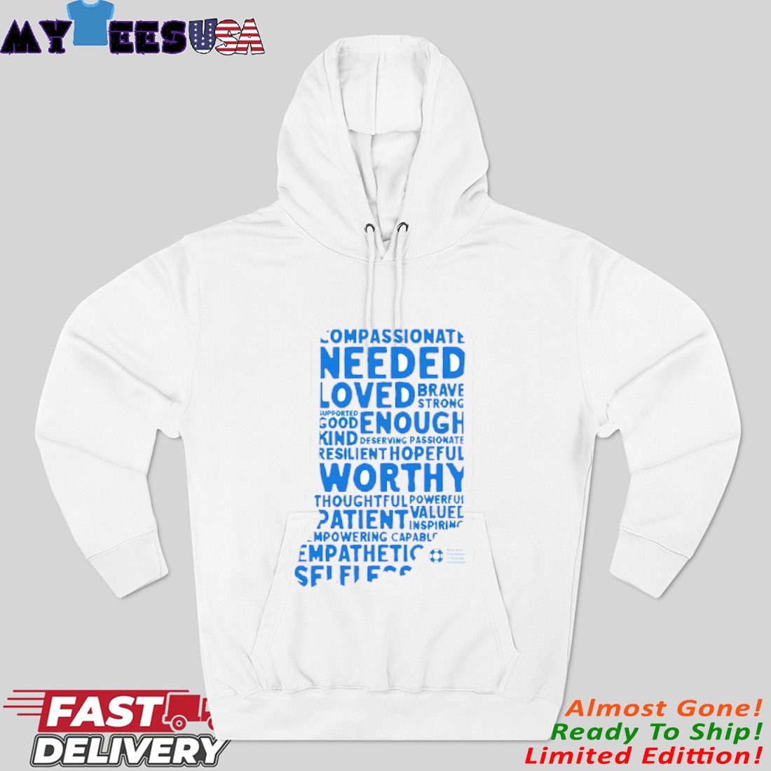 Indy AFSP You Are A Work In Progress Hoodie