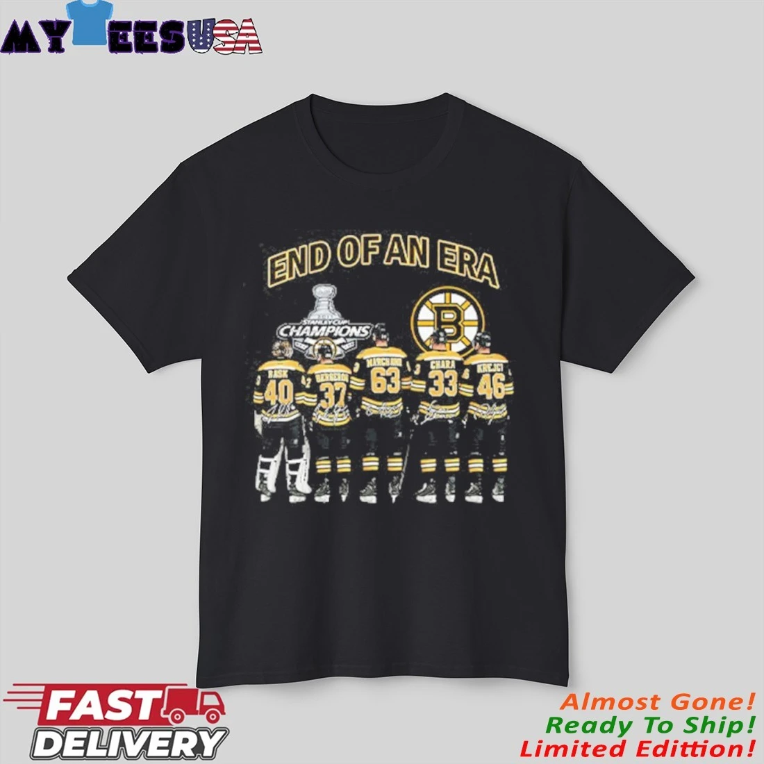 Official Boston Bruins End Of An Era Shirt