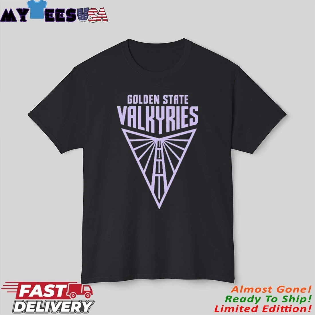 Official Golden State Valkyries Primary Logo Pullover Shirt