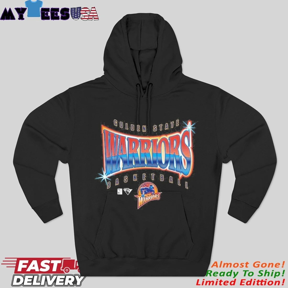 Official Golden State Warriors Basketball Worldwide Hoodie