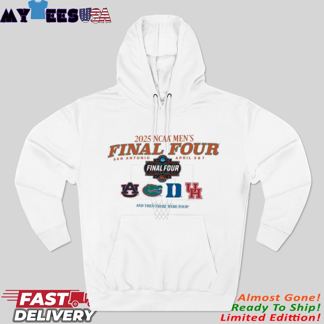 Official Men's Final Four 2025 San Antonio April 5&7 Hoodie