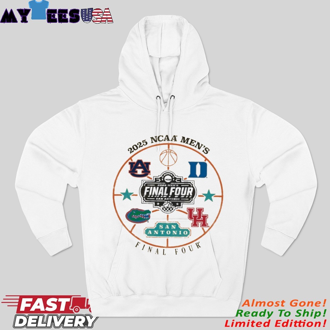 Official NCAA Men's Final Four San Antonio 2025 Hoodie