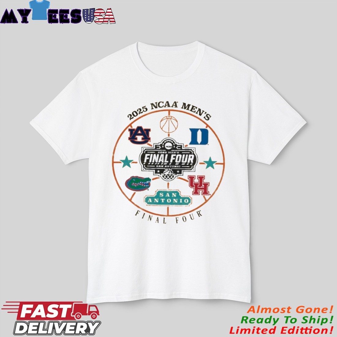 Official NCAA Men's Final Four San Antonio 2025 shirt