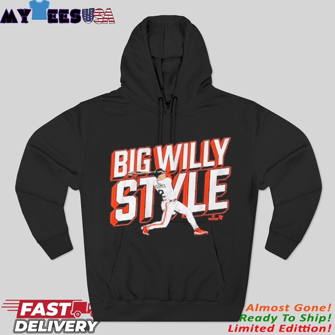 Official San Francisco Big Willy Style Hoodie