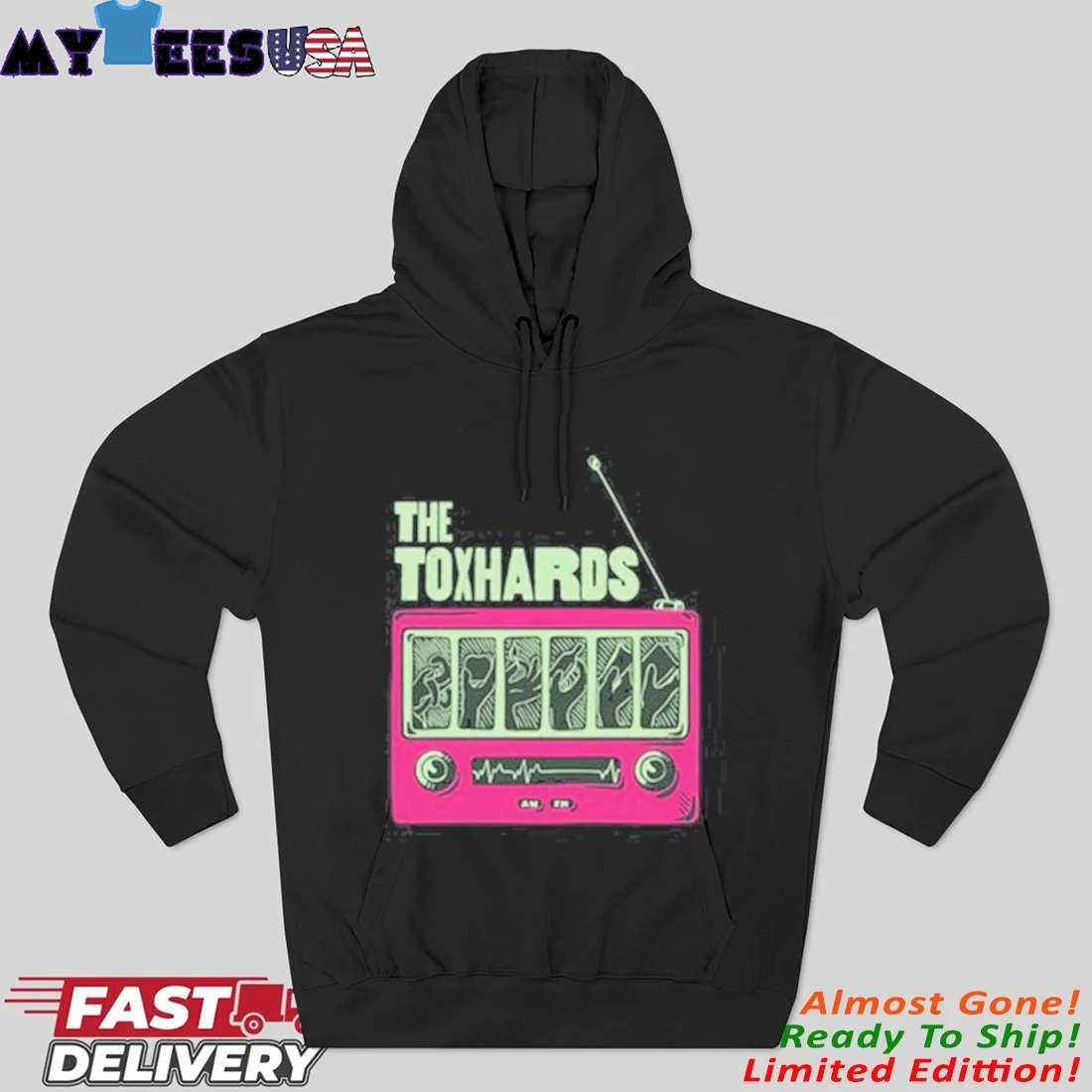 Official our Neighborhood Spring Tour 2025 The Toxhards Hoodie