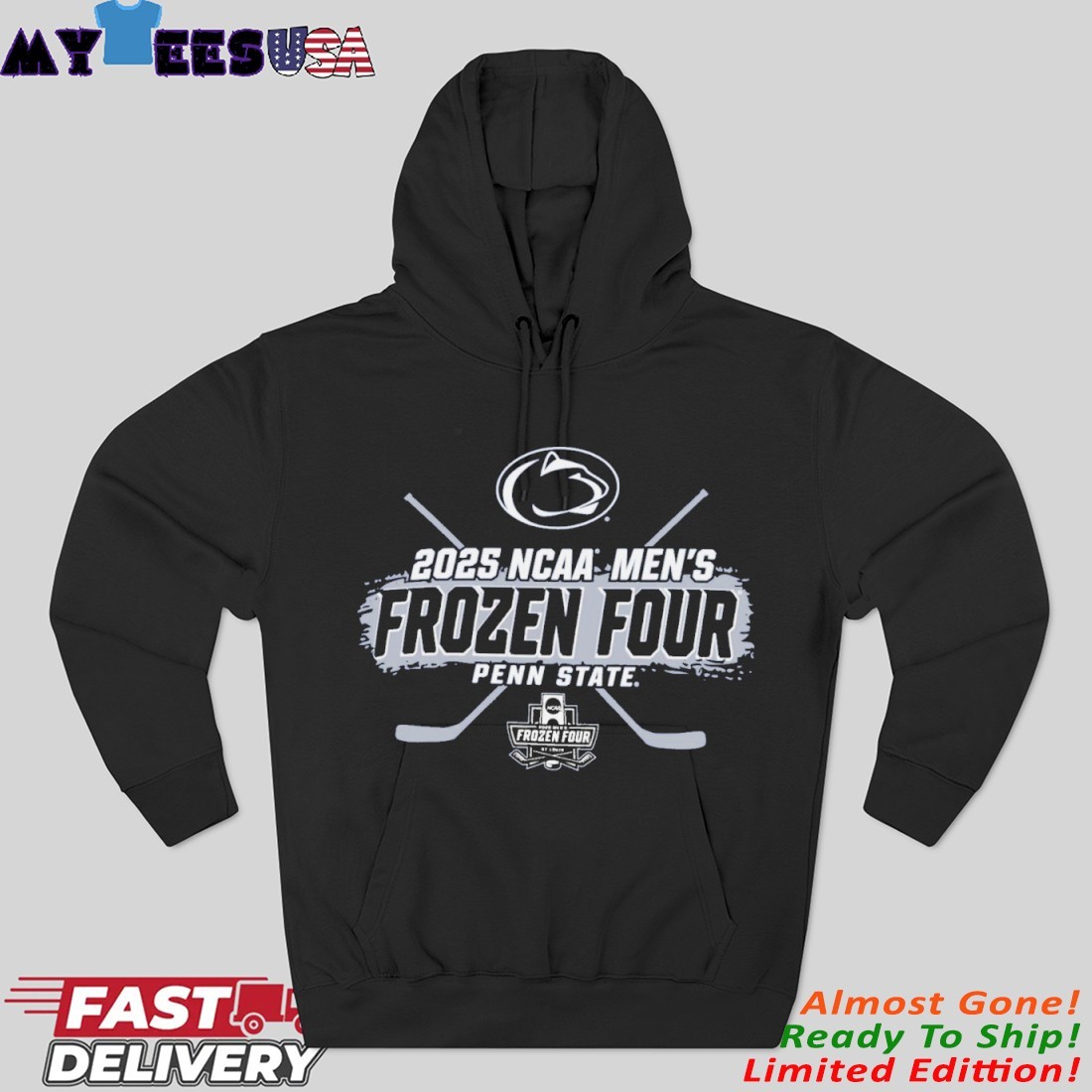 Penn State Men's Hockey 2025 Frozen Four Hoodie
