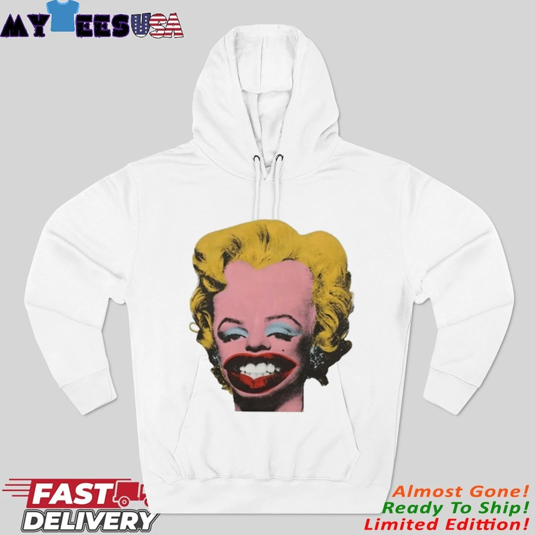 Pleasures Marilyn Monroe Meme Graphic Hoodie