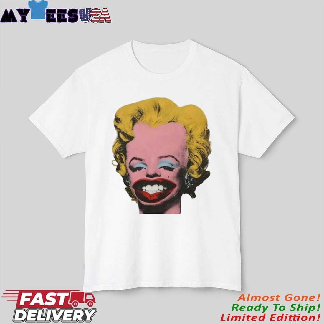 Pleasures Marilyn Monroe Meme Graphic Shirt