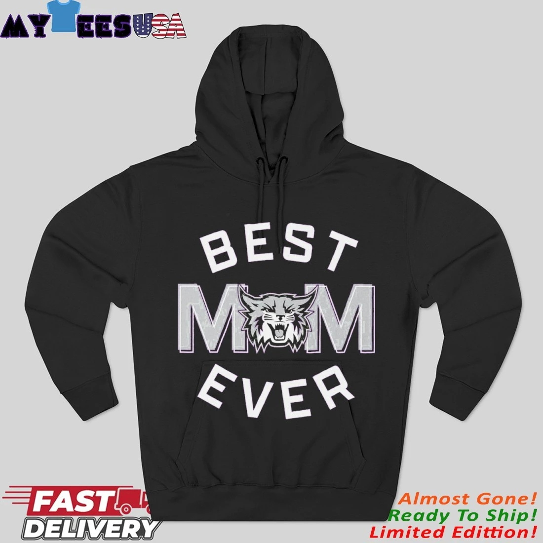 Weber State Wildcats Best Mom Ever Hoodie