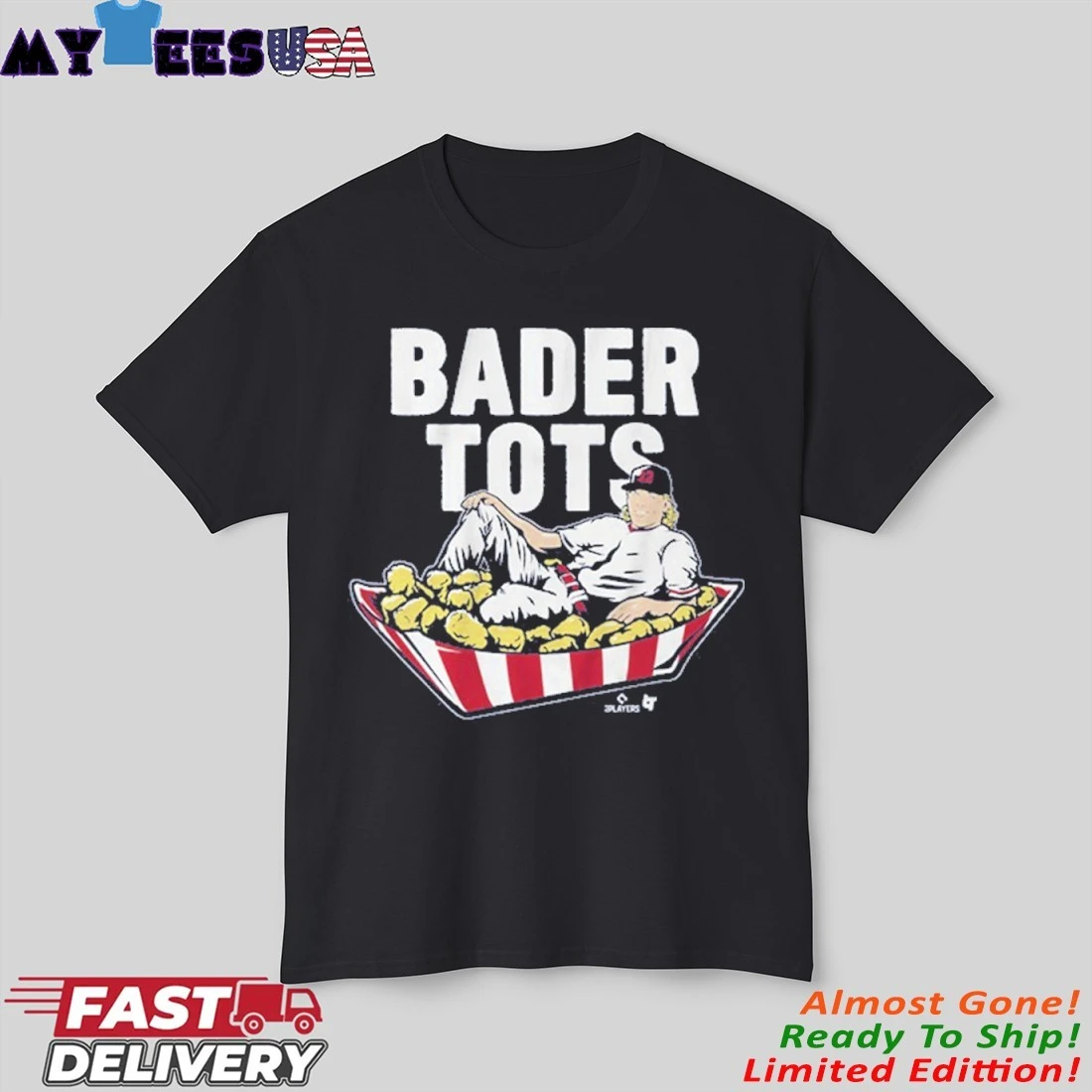 Official Harrison Bader Minnesota Tots shirt