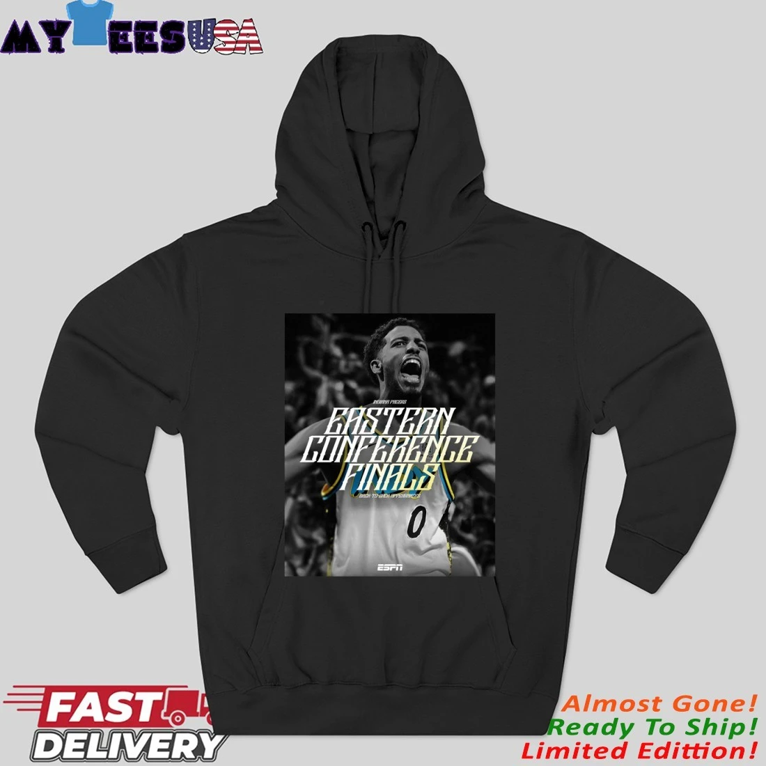 Official Indiana Pacers 2025 Eastern Conference Finals Back To Back Appearances Hoodie