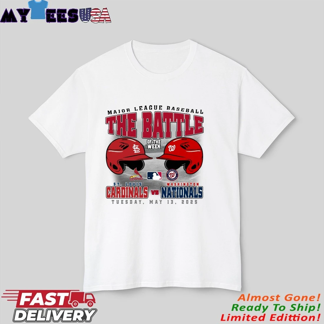 Official St. Louis Cardinals Vs Philadelphia Phillies The Battle Of The Week Tuesday, May 13, 2025 Shirt Official St. Louis Cardinals Vs Philadelphia Phillies The Battle Of The Week Tuesday, May 13, 2025 Shirt