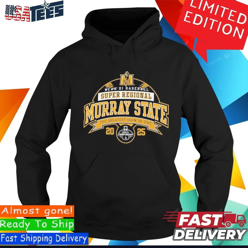 Murray State Racers 2025 NCAA DI Baseball Super Regional - Durham, NC Hoodie