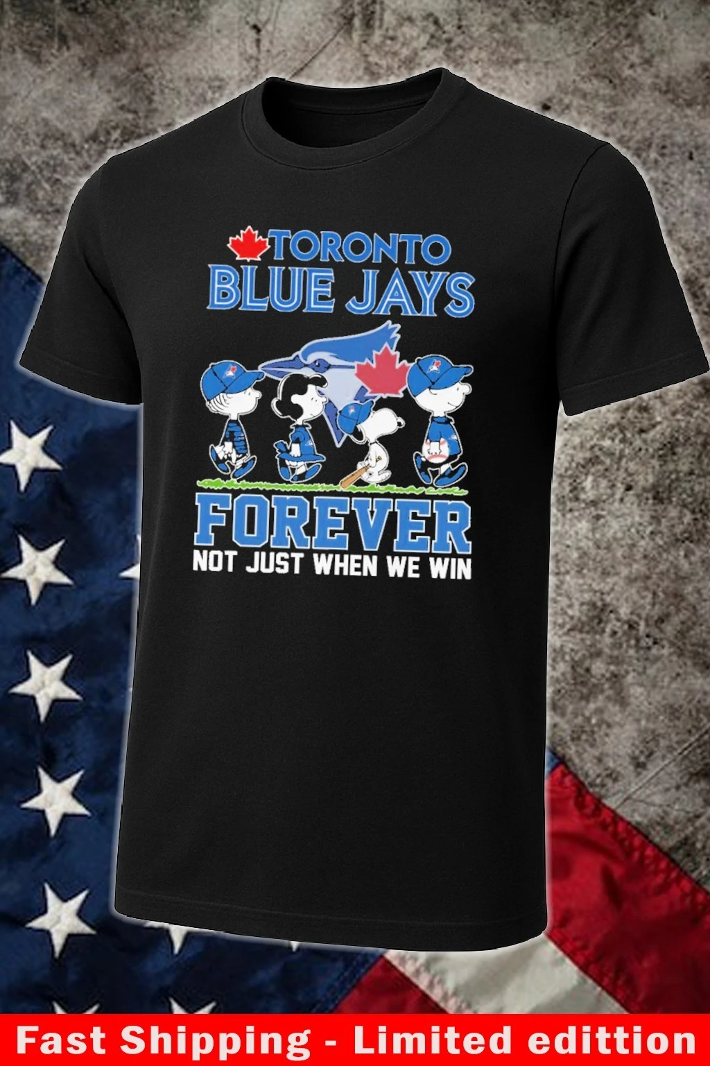 Official The Peanuts Walking X Toronto Blue Jays Forever Not Just When We Win Shirt