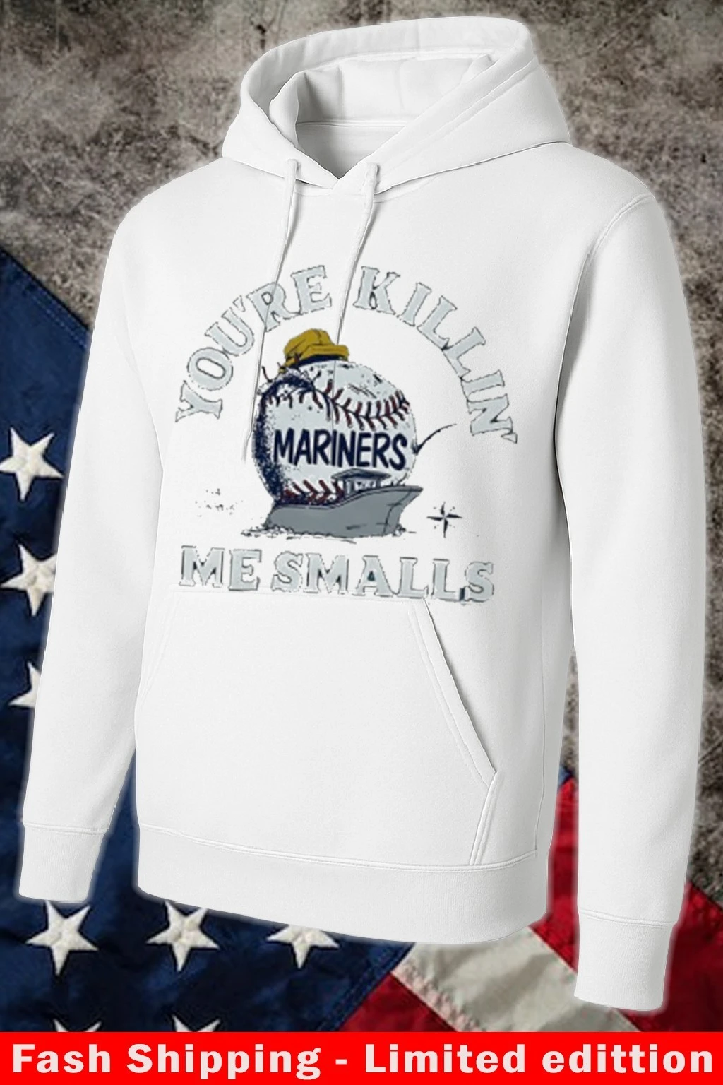 Official Seattle Mariners Youre Killin Me Smalls Hoodie