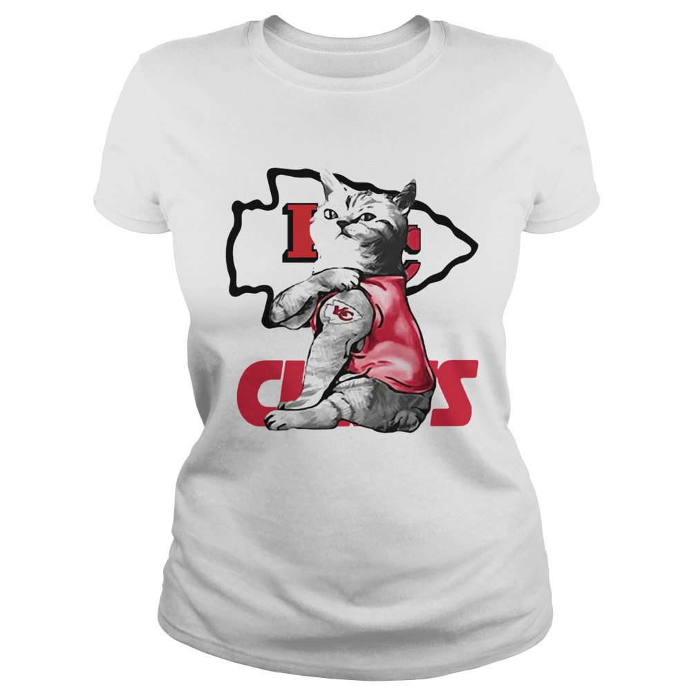 Cat Tattoo Kansas City Chiefs shirt, hoodie, sweater and long sleeve